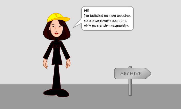 Carin&acute;s new HTML site is under construction and will be ready soon. Click to visit her archived Flash site from 2006